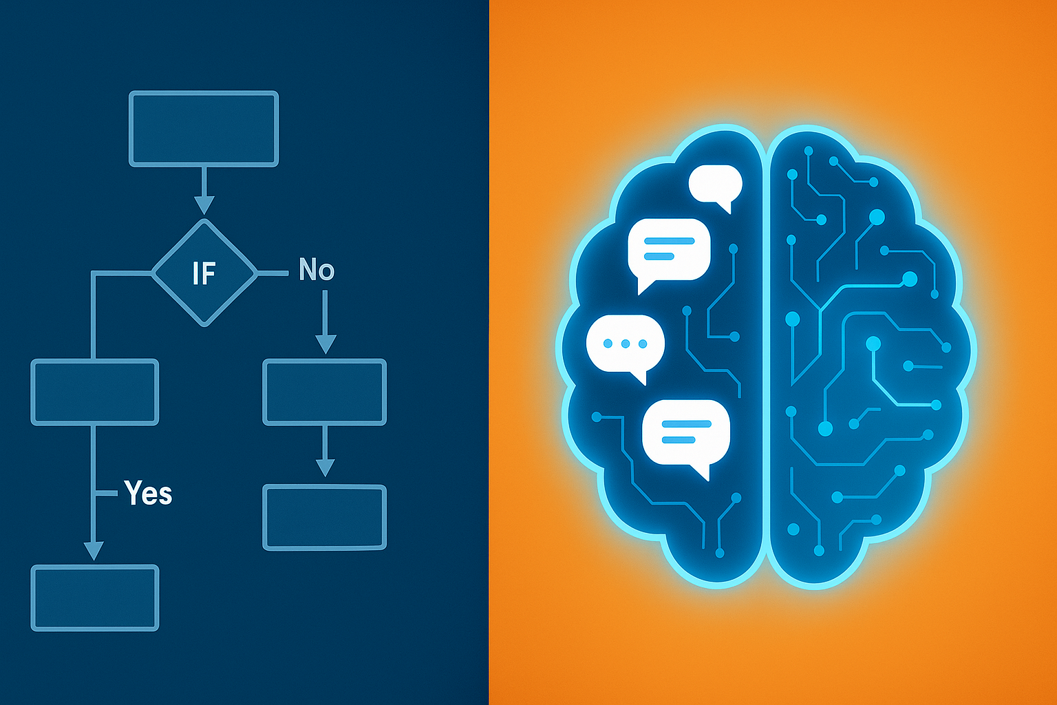Hero image for AI Chatbot vs Rule-Based Chatbot: What’s the Difference?